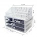 Acrylic Makeup Organizer Cosmetic Jewerly Display Box 2 Piece Set by AcryliCase®