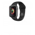 Apple Watch Series 2 - space gray aluminum - smart watch with black sport b