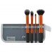 Real Techniques Core Collection Brush Set with 2-in-1 Case + Stand