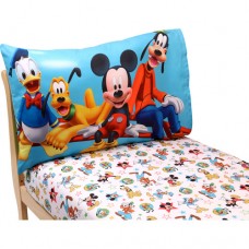 Disney Mickey Mouse Playground Pals 2-Piece Toddler Sheet Set