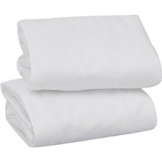 Garanimals - Set of 2 Bassinet Sheets, White