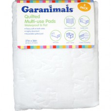 Garanimals Quilted Waterproof Multi-Use Crib Pads Set of 2