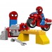 LEGO DUPLO Marvel Spider-Man Web-Bike Workshop Building Set, 10607