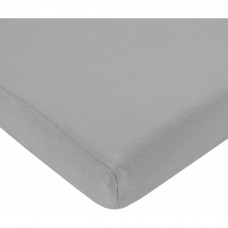 TL Care 100 Percent Cotton Jersey Knit Mini Crib Sheet, Gray