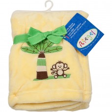 Riegel Embroidered Cuddly Fleece Blanket (Choose Your Color)