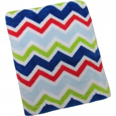 Kimberly Grant Plush Chevron Blanket, Boy