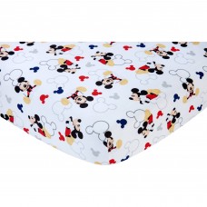 Disney Let's Go Mickey II Crib Sheet