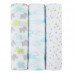 Ideal Baby by the makers of Aden + Anais 3pk Muslin Swaddles, Tall Tale